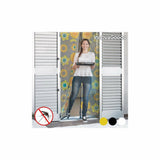 Rideau Moustiquaire InnovaGoods IG116455 Noir Rectangulaire Legging (Reconditionné B)