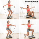 Plate-forme d'Entraînement par Vibrations avec Accessoires et Guide d'Exercices Vybeform InnovaGoods