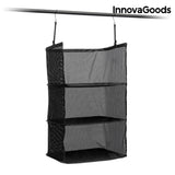 Etagère de rangement pliable portative pour bagages InnovaGoods HANGING SELF (Reconditionné A)