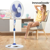 Ventilateur sur Pied InnovaGoods IG814250 Bleu 50 W (Reconditionné C)