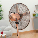 Ventilateur sur Pied Copper Retro InnovaGoods Ø 40 cm 55W (Reconditionné C)
