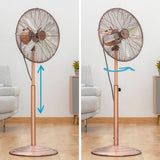 Ventilateur sur Pied Copper Retro InnovaGoods Ø 40 cm 55W (Reconditionné C)